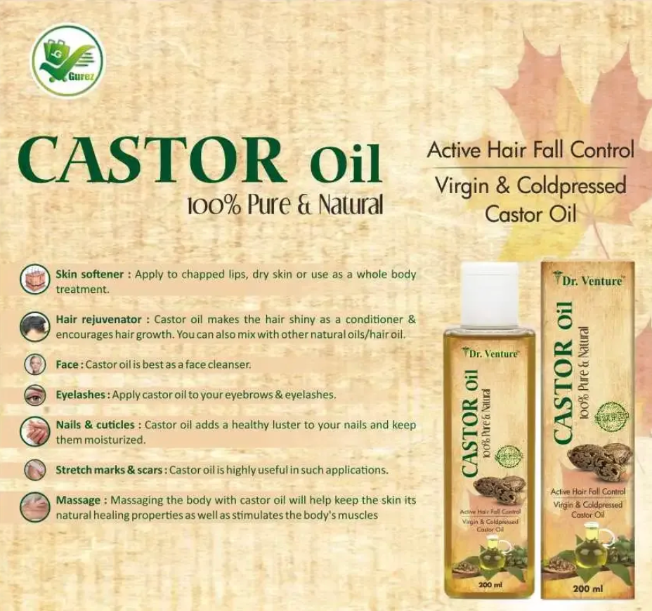 Dr Venture Castor Oil 100% Pure And Best
