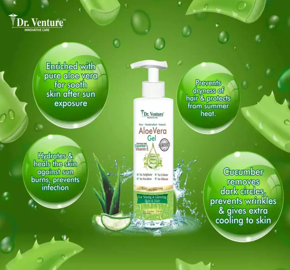 Dr. Venture Aloe Vera Gel Pack of 2