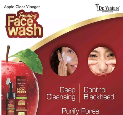 Dr. Venture Apple Cider Vinegar Foaming Face Wash