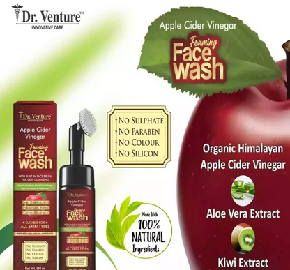 Dr. Venture Apple Cider Vinegar Foaming Face Wash