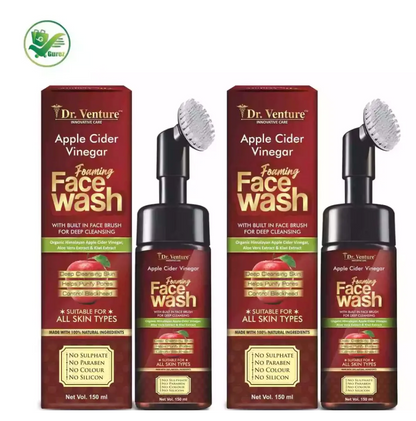 Dr. Venture Apple Cider Vinegar Foaming Face - Pack Of 2