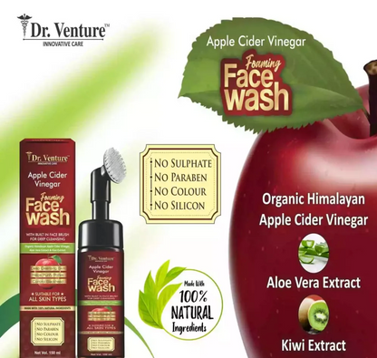 Dr. Venture Apple Cider Vinegar Foaming Face - Pack Of 2