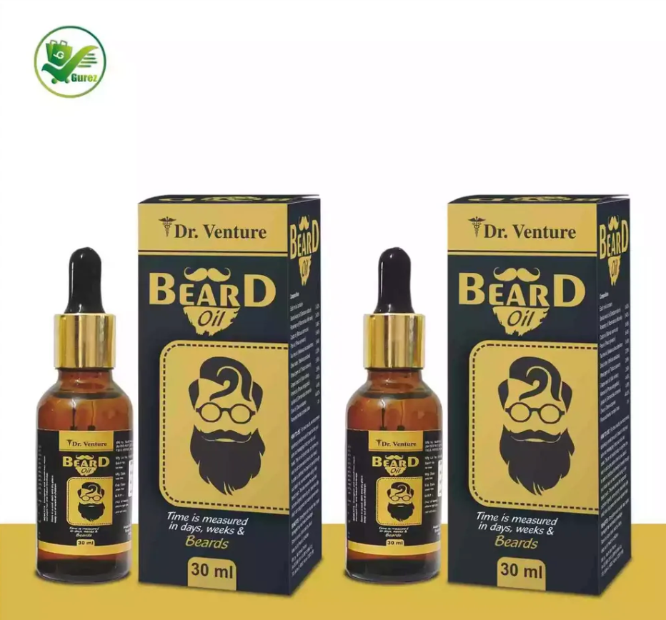Dr. Venture Beard Oil and Moustache Oil Beard Growth Oil