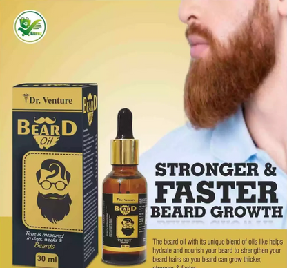 Dr. Venture Beard Oil and Moustache Oil Beard Growth Oil