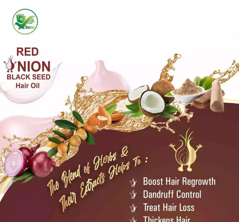 Dr. Venture Combo Pack Red Onion Shampoo With Red Onion Black Seed Extract 300 ml