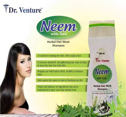 Dr. Venture Neem With Tulsi & Amla Shampoo