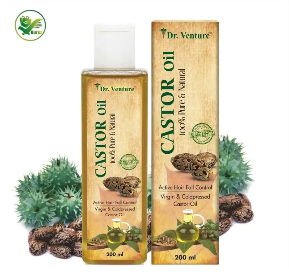 Dr. Venture Pure & Natural Premium Cold Pressed Castor Oil