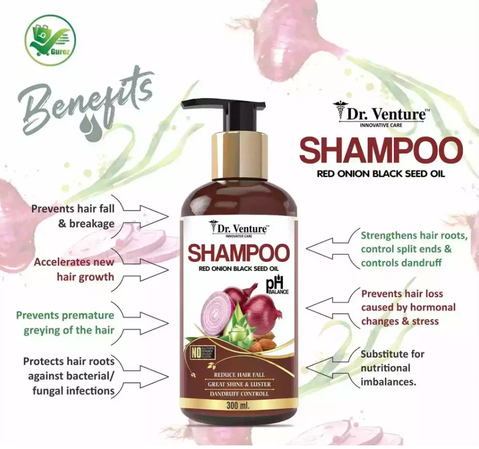 Dr. Venture Red Onion Shampoo With Red Onion