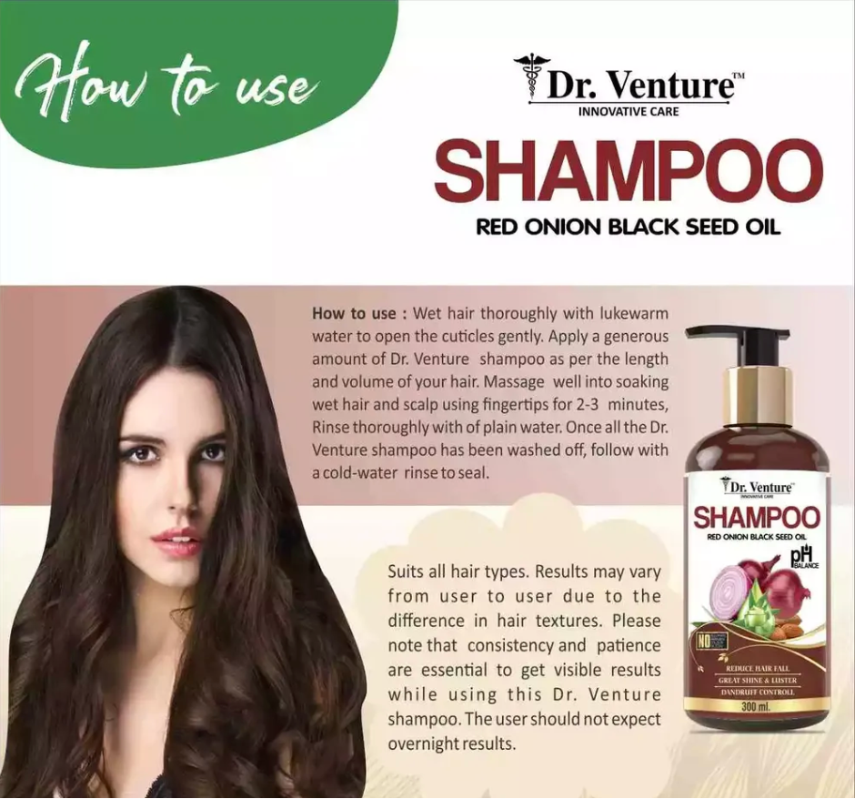 Dr. Venture Red Onion Shampoo With Red Onion